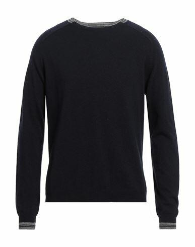 Kaos Man Sweater Midnight blue Polyamide, Wool, Viscose, Cashmere Cover