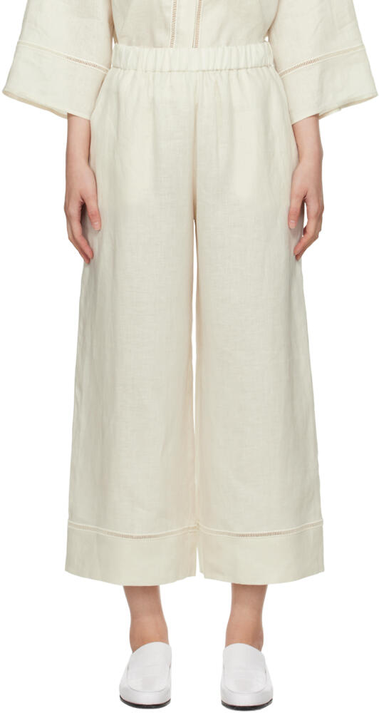 Max Mara Leisure Off-White Brama Trousers Cover