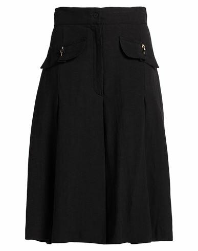 Ermanno Scervino Beachwear Woman Beach shorts and pants Black Viscose, Linen Cover