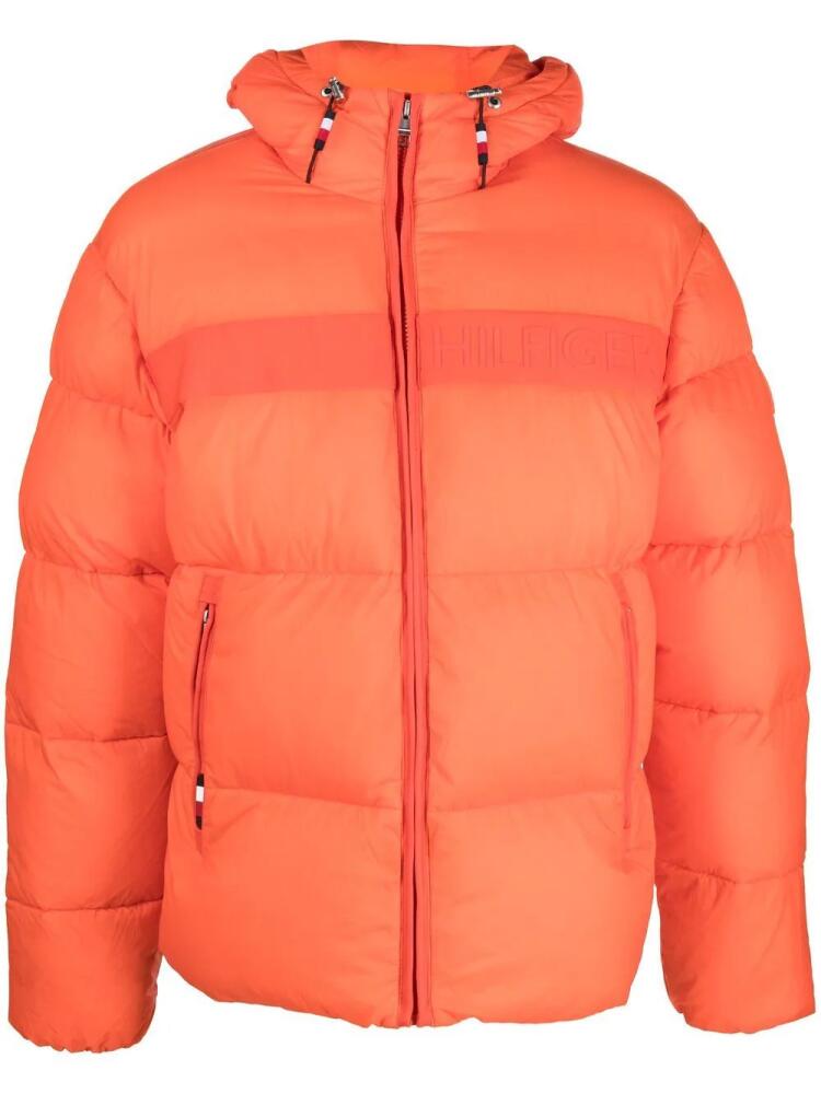 Tommy Hilfiger zip-up padded jacket - Orange Cover