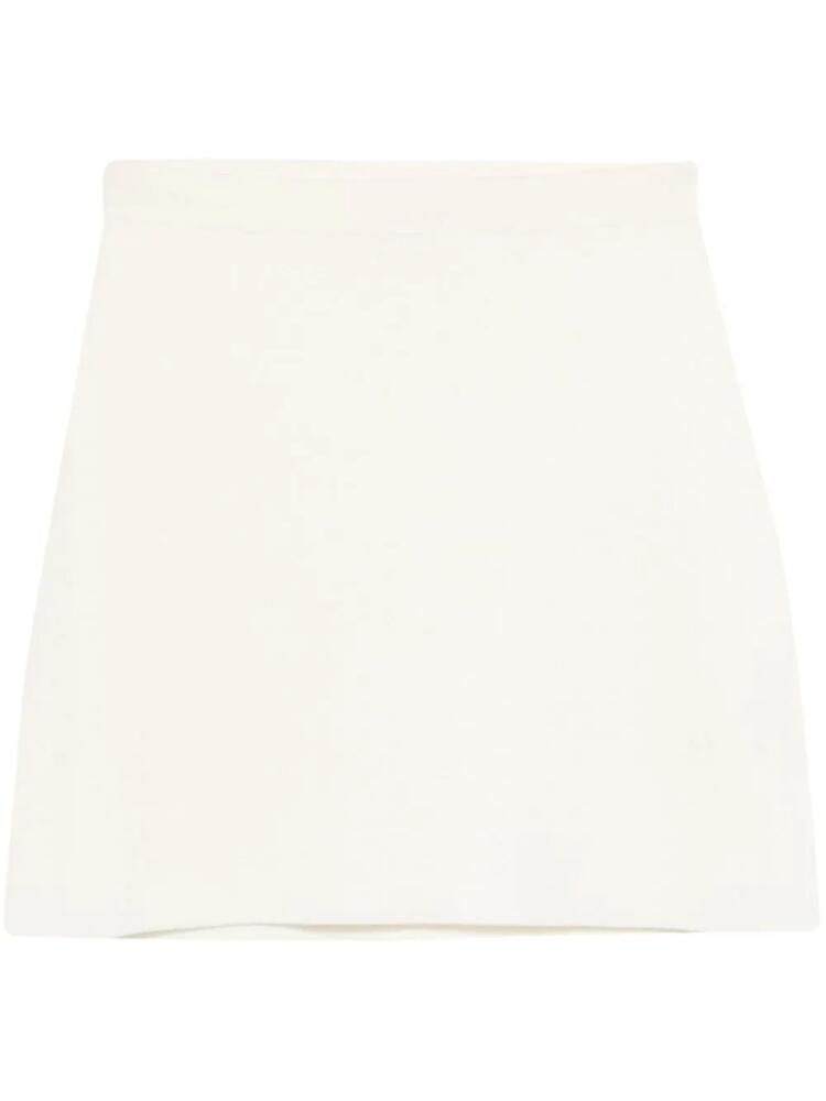 KHAITE Darrion mini skirt - Neutrals Cover