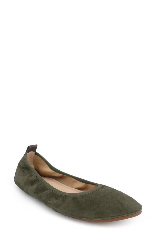 Yosi Samra Vienna Foldable Ballet Flat in Mud Cover