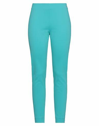 Vdp Collection Woman Pants Azure Viscose, Polyamide, Elastane, Acetate, Silk Cover