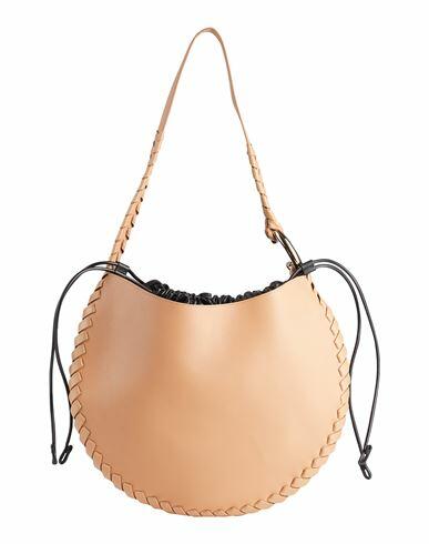 Chloé Woman Shoulder bag Sand Calfskin Cover