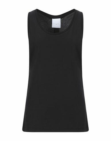 Gaëlle Paris Woman T-shirt Black Cotton Cover