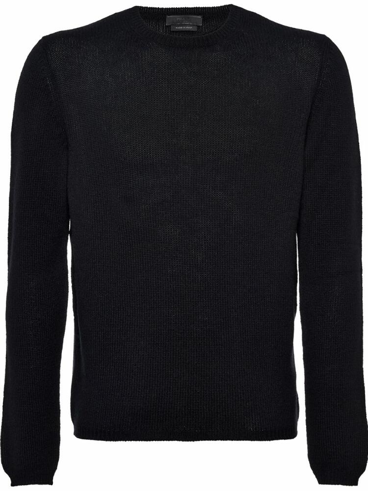 Prada crew-neck cashmere jumper - Black Cover