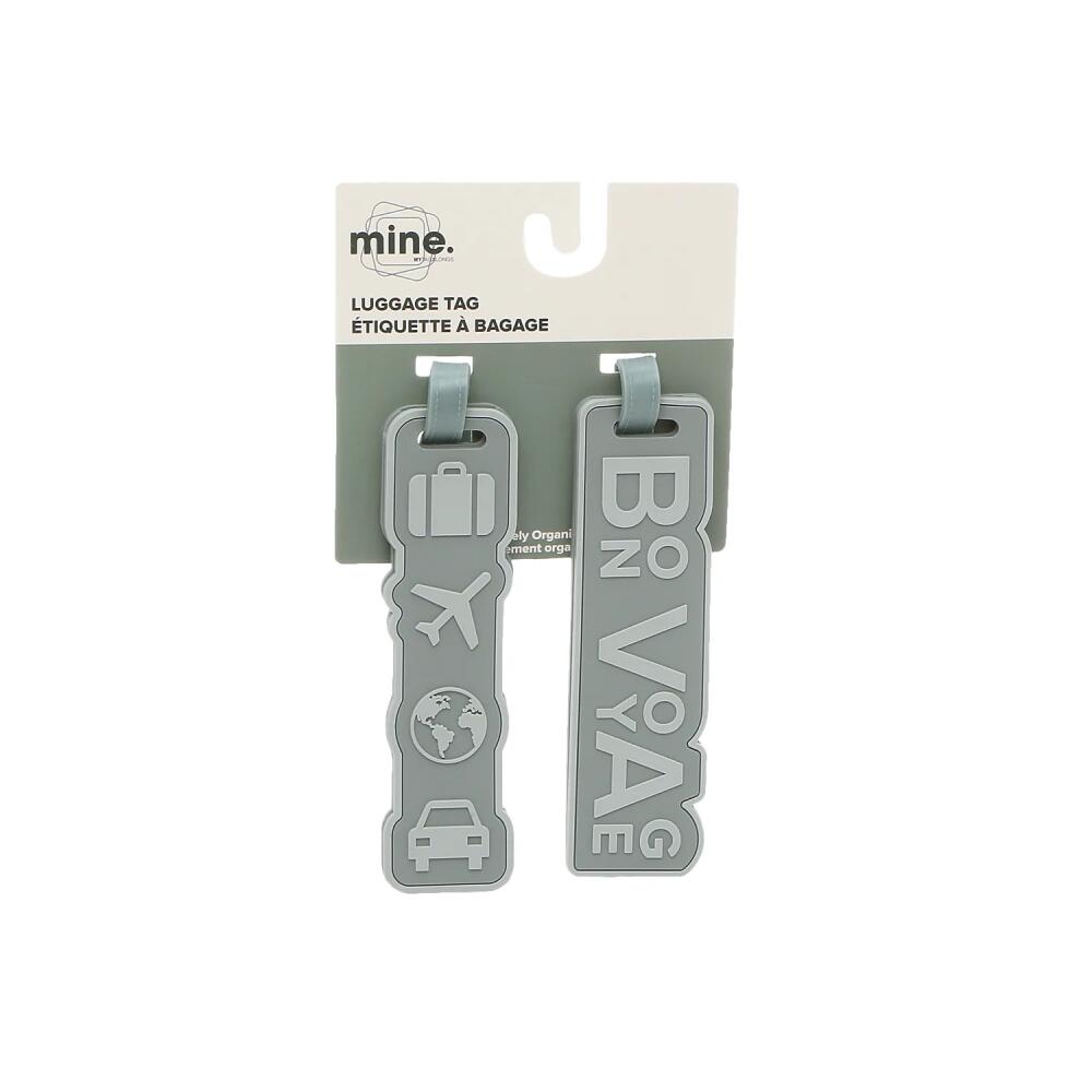 MYTAGALONGS Luggage Tag Set 2 Pack | Women's | Sage Green Cover