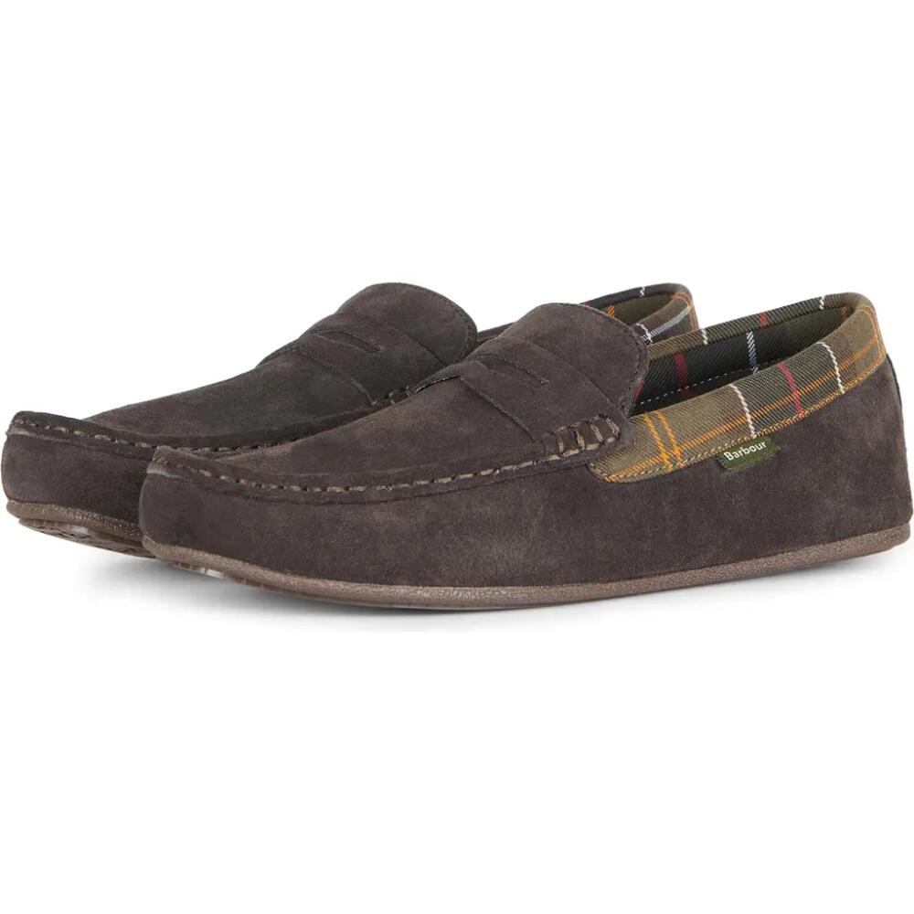 Barbour Porterfield Slipper in Brown Cover