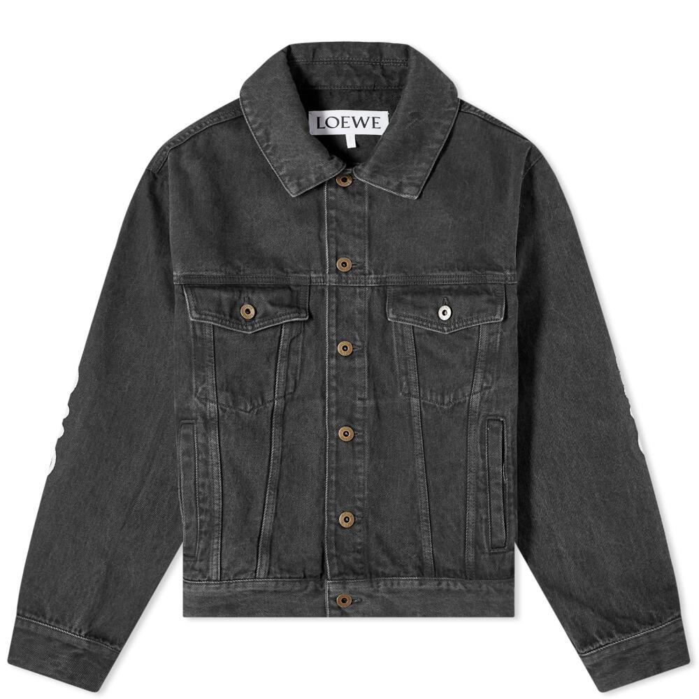 Loewe Men's Anagram Denim Jacket in Black Cover