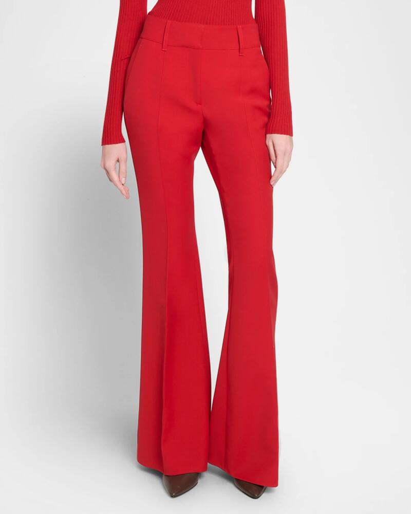 Gabriela Hearst Rhein Mid-Rise Flare Pants Cover