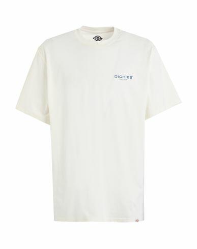 Dickies Man T-shirt Ivory Cotton Cover