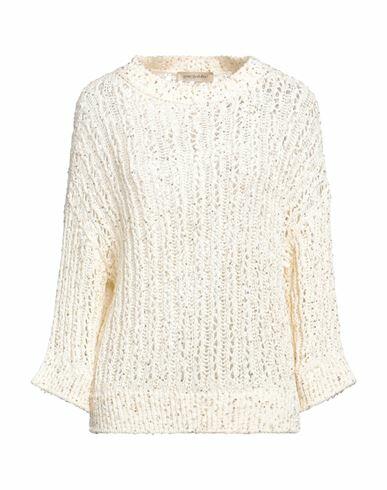 Gentryportofino Woman Sweater Ivory Cotton, Polyester Cover