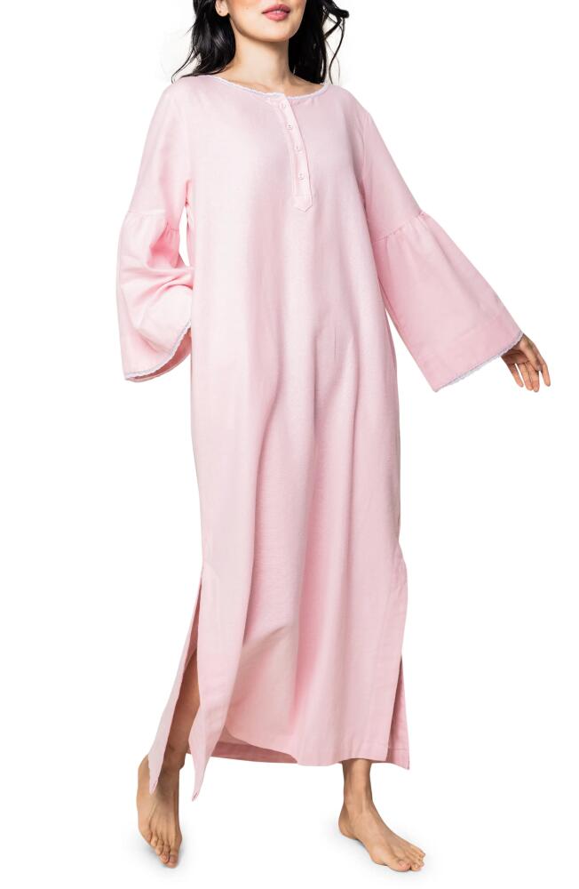 Petite Plume Cotton Flannel Nightgown in Pink Cover