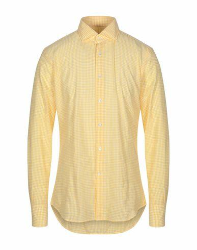 Glanshirt Man Shirt Light yellow Size 15 ¾ Cotton Cover