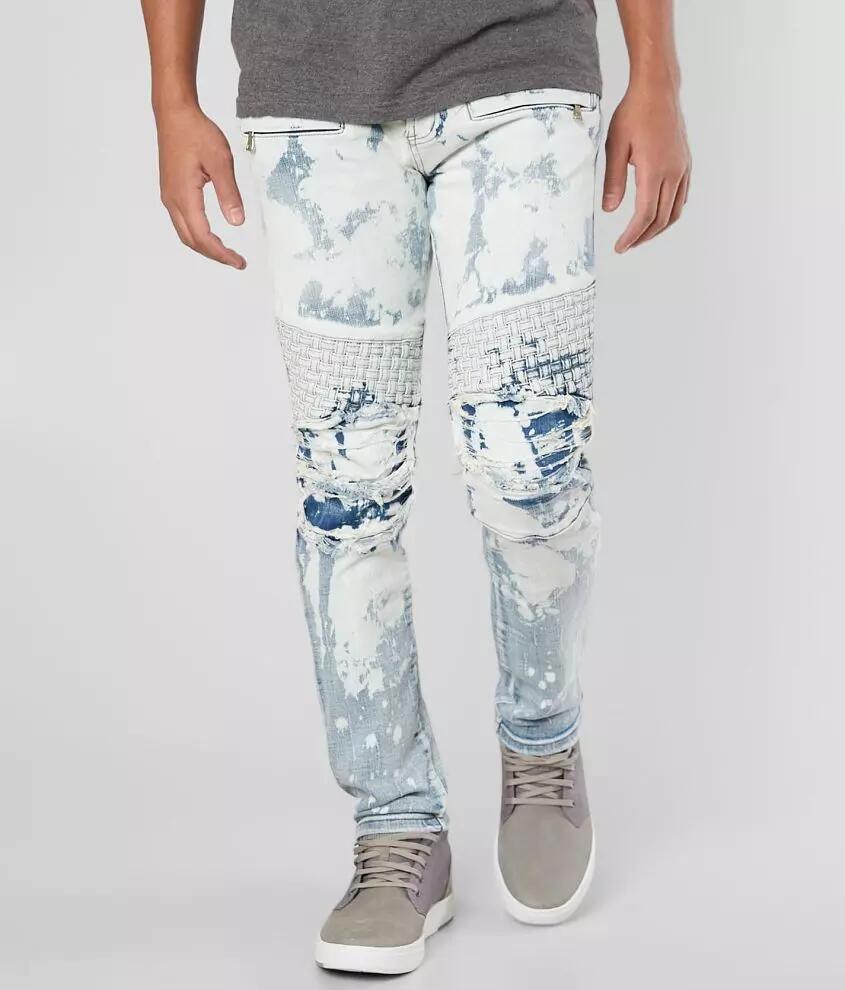 DOPE Nicks Bleached Moto Stretch Jean Cover