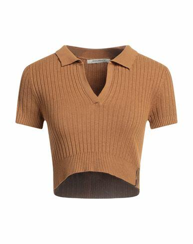 Hinnominate Woman Sweater Camel Viscose, Elastane Cover