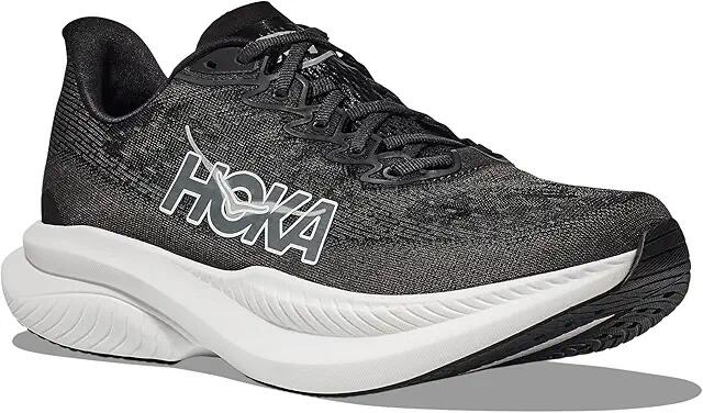 Hoka Women's Mach 6 (Black/White) Women's Shoes Cover