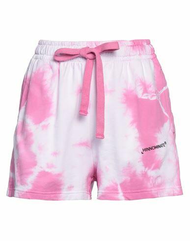 Hinnominate Woman Shorts & Bermuda Shorts Fuchsia Cotton Cover