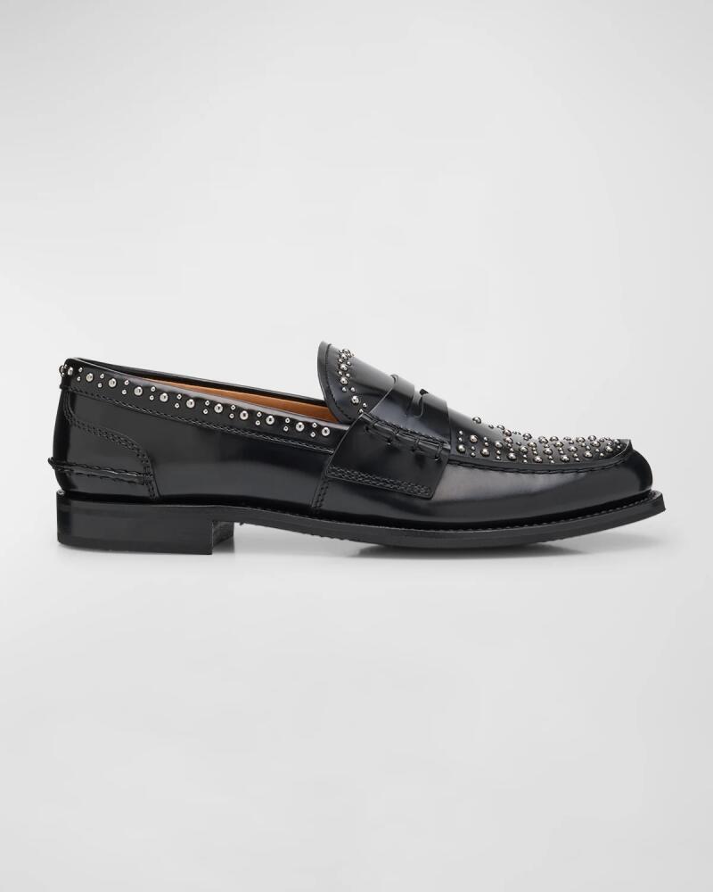 Church's Pembrey Studded Leather Penny Loafers Cover