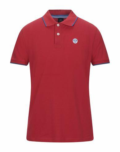 North Sails Man Polo shirt Red Organic cotton Cover