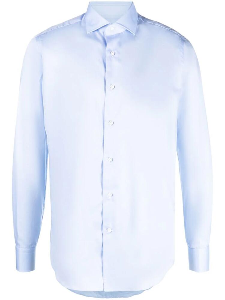 D4.0 long-sleeved cotton shirt - Blue Cover