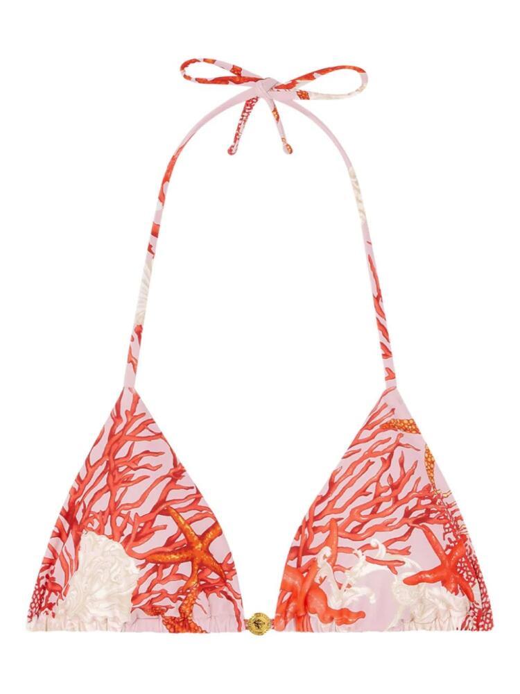 Versace Barocco Sea bikini top - Red Cover