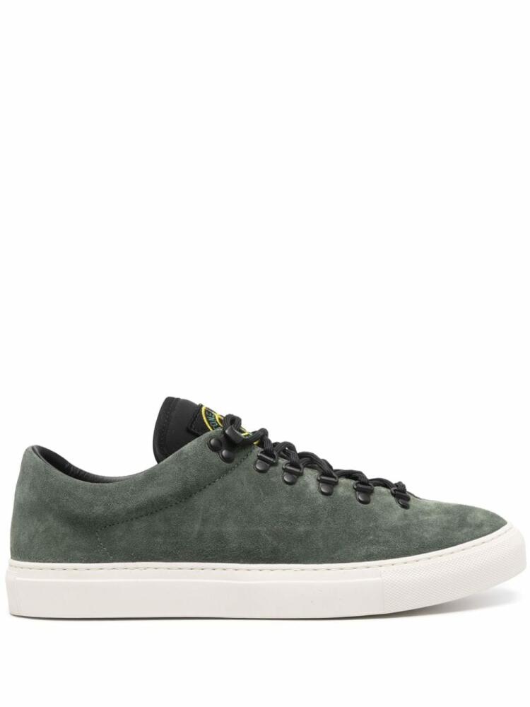 Stone Island Compass-motif sneakers - Green Cover