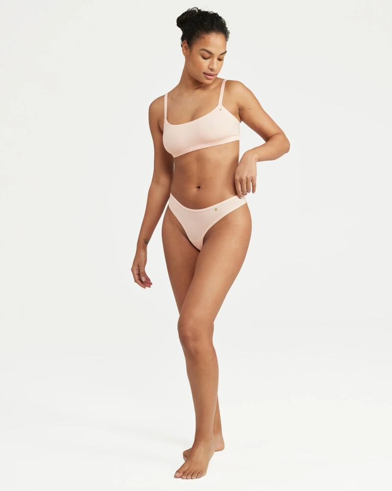 Nudea The Stretch Dipped Thong in Blush Pink Cover