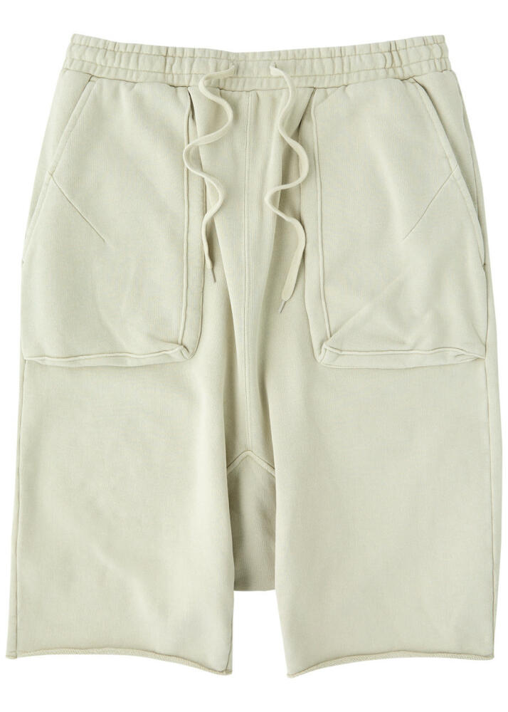 Entire Studios Drop Cotton Shorts - Grey Cover