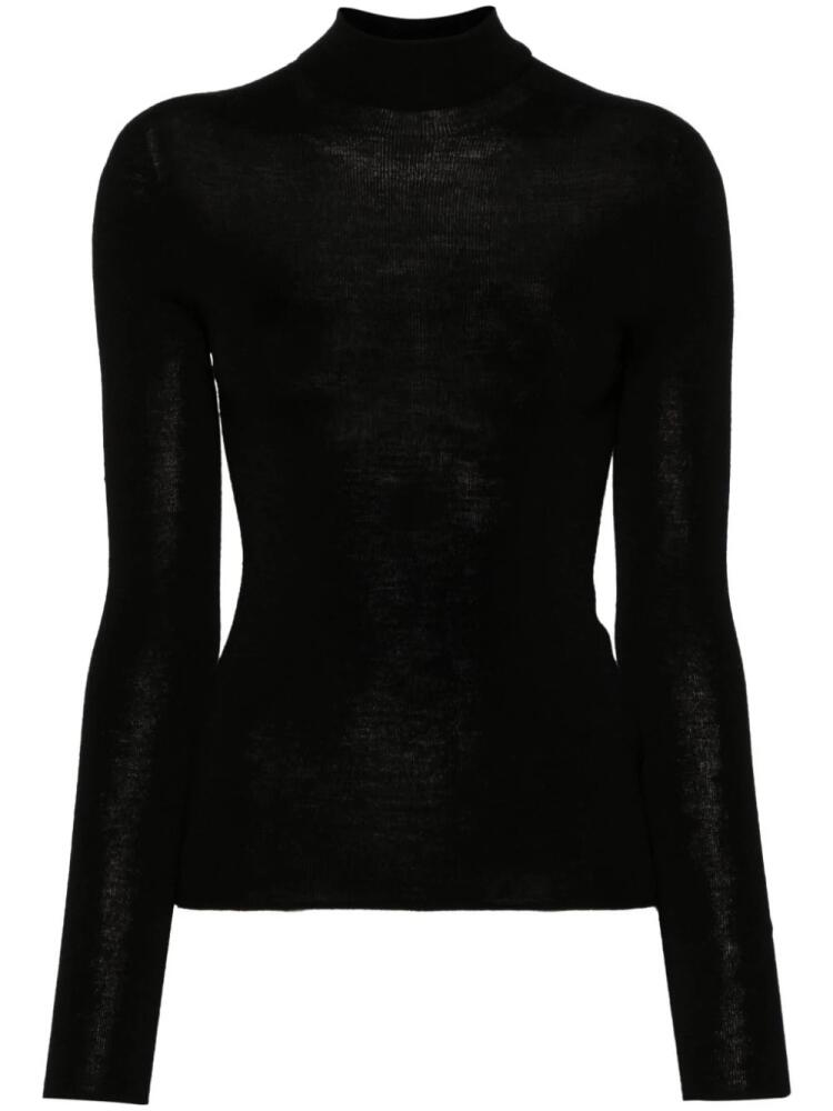 Dorothee Schumacher fine-ribbed roll-neck jumper - Black Cover