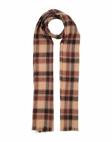 Woolrich Man Scarf Beige Wool, Cashmere Cover