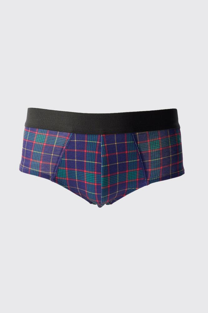 boohoo Mens Man Flannel Printed Briefs - Multi Cover