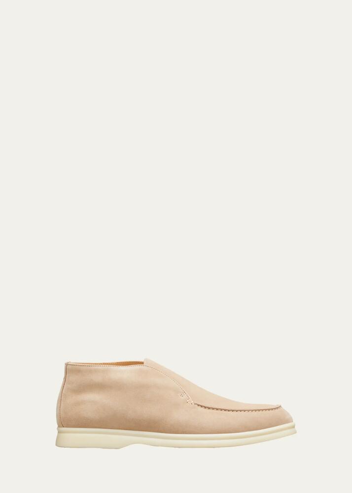 Loro Piana Open Walk Suede Booties Cover