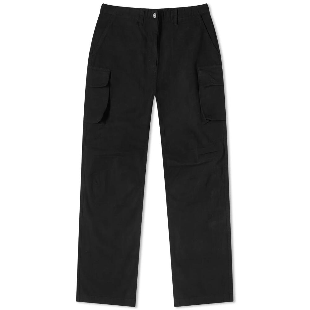 Our Legacy Women's Peak Cargo Pants in Black Canvas Cover