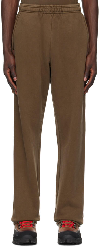 Entire Studios Brown Straight-Leg Sweatpants Cover