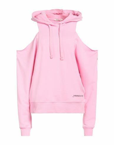 Hinnominate Woman Sweatshirt Pink Cotton, Elastane Cover