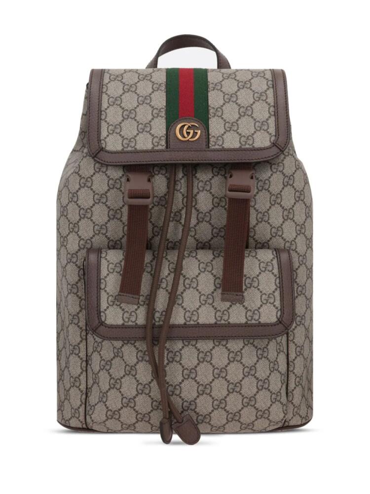 Gucci small Ophidia GG backpack - Neutrals Cover