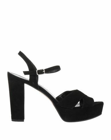 Carlo Pazolini Woman Sandals Black Leather Cover