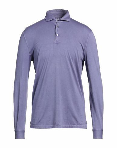 Fedeli Man Polo shirt Light purple Cotton, Organic cotton Cover