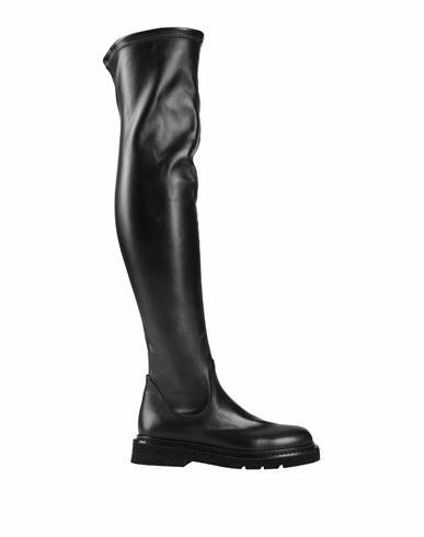 Guglielmo Rotta Woman Boot Black Leather Cover