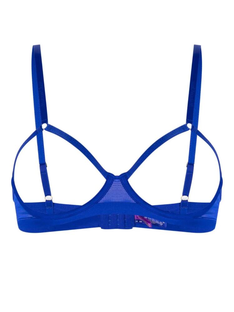 Maison Close Corps à Corps open-cup bra - Blue Cover