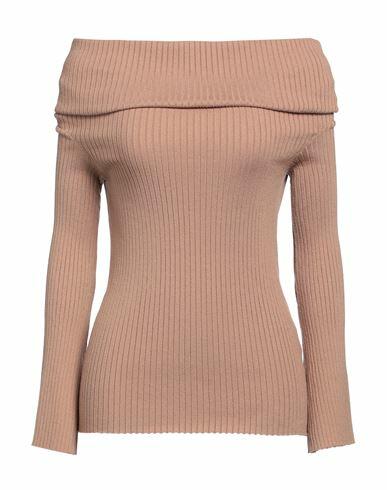 Akep Woman Sweater Camel Viscose, Polyester, Polyamide Cover