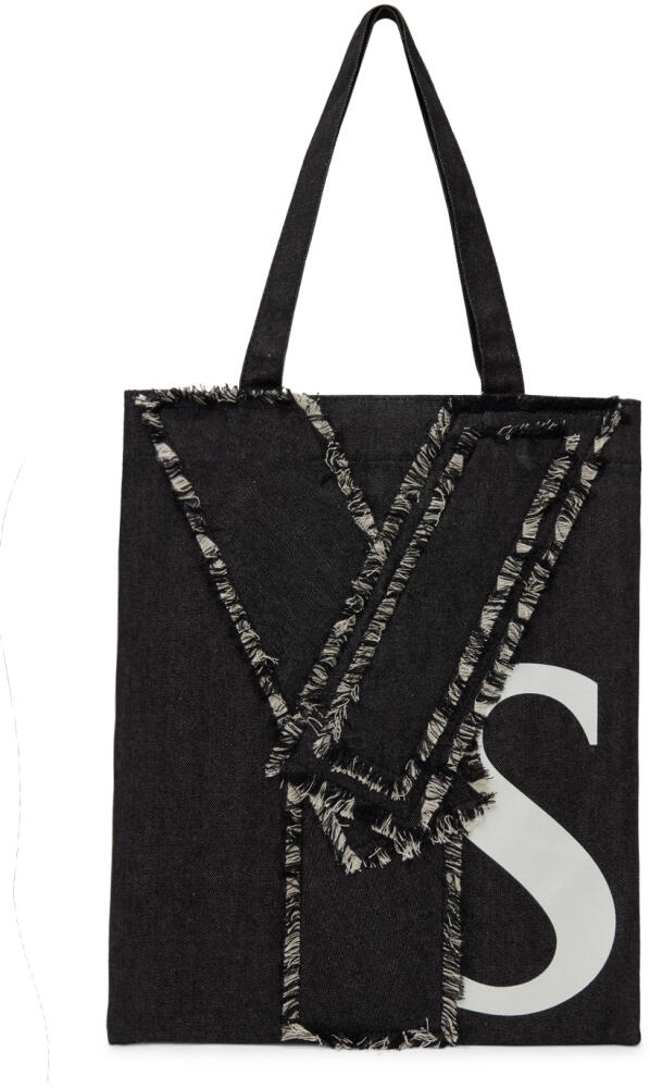 Y's Black Patchwork Tote Cover