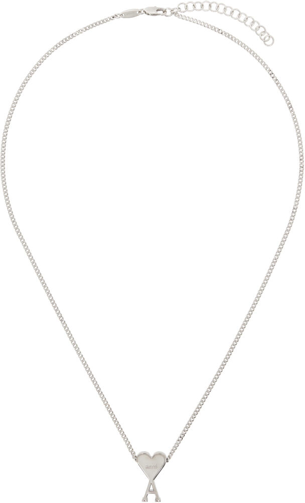 AMI Paris Silver Ami de Coeur Pendant Necklace Cover