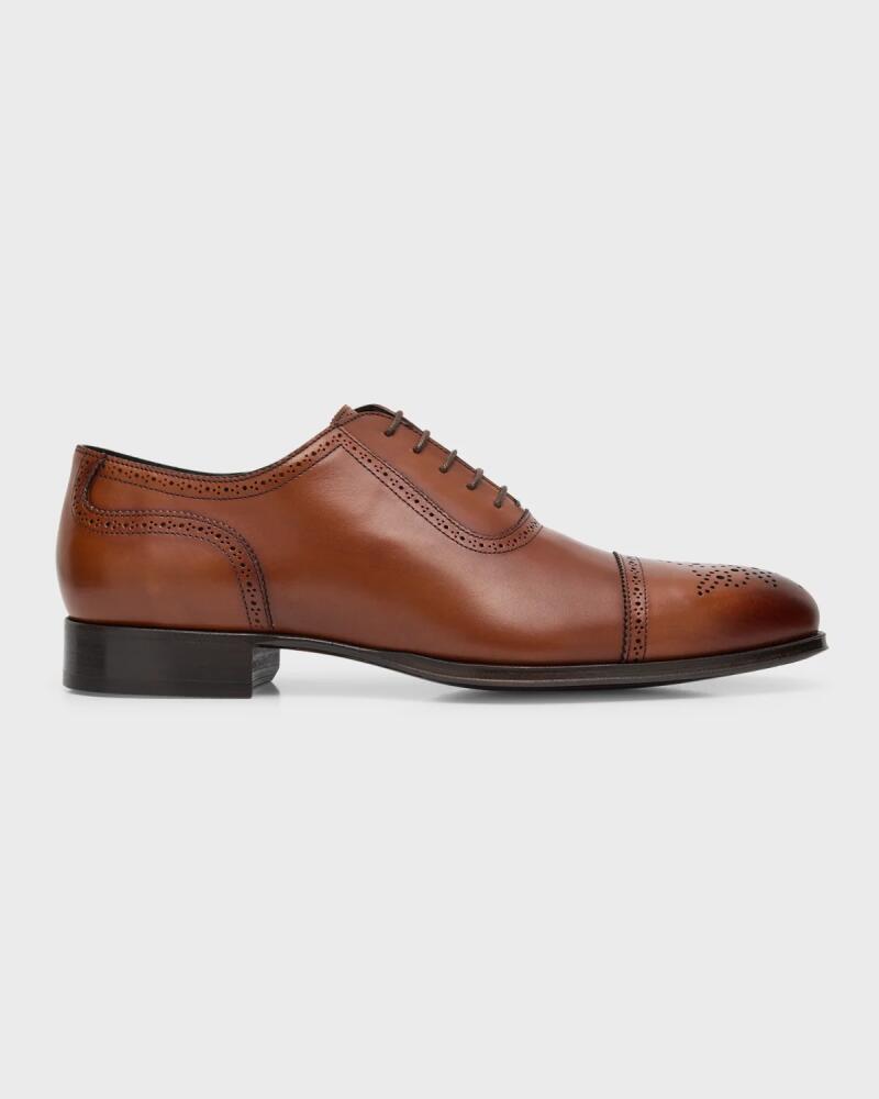 Paul Stuart Men's Bayle Cap Toe Brogue Oxfords Cover