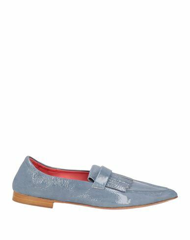 Calpierre Woman Loafers Light blue Leather Cover