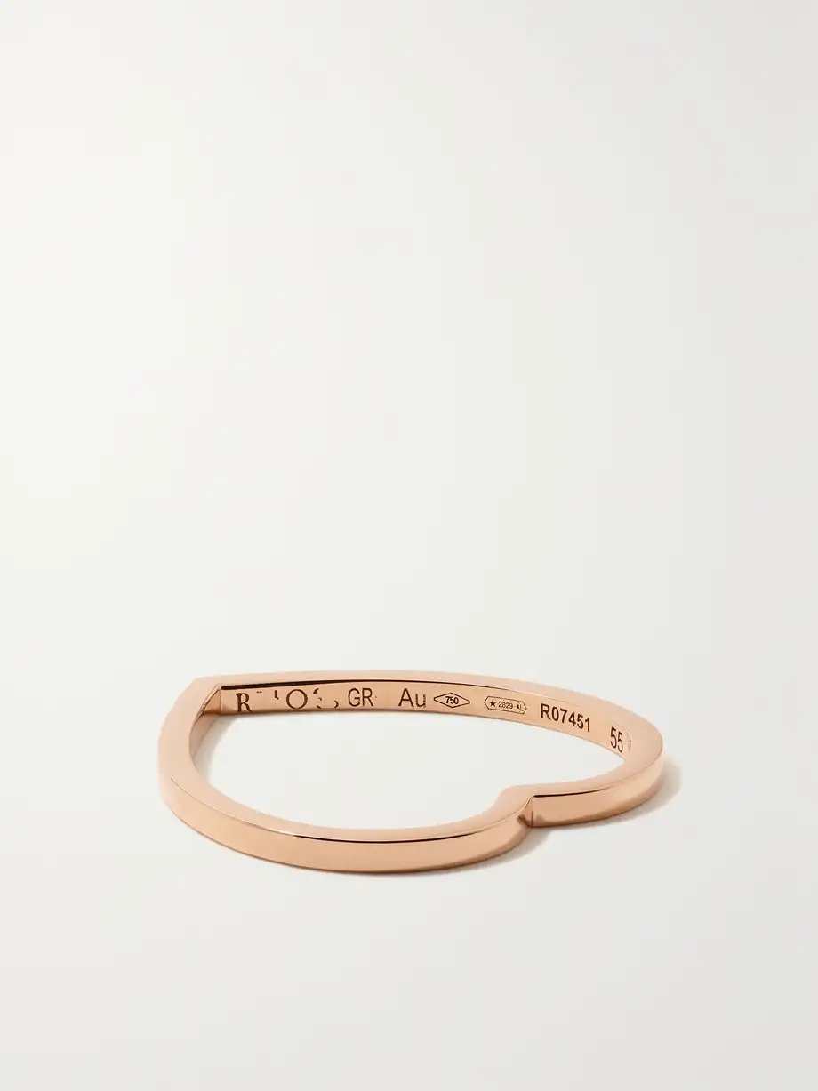 Repossi - Antifer Hearts 18-karat Rose Gold Ring - 54 Cover