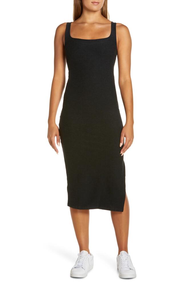 Beyond Yoga Icon Space Dye Midi Dress in Darkest Night Cover