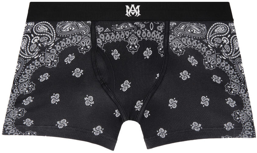 AMIRI Black Bandana Boxers Cover