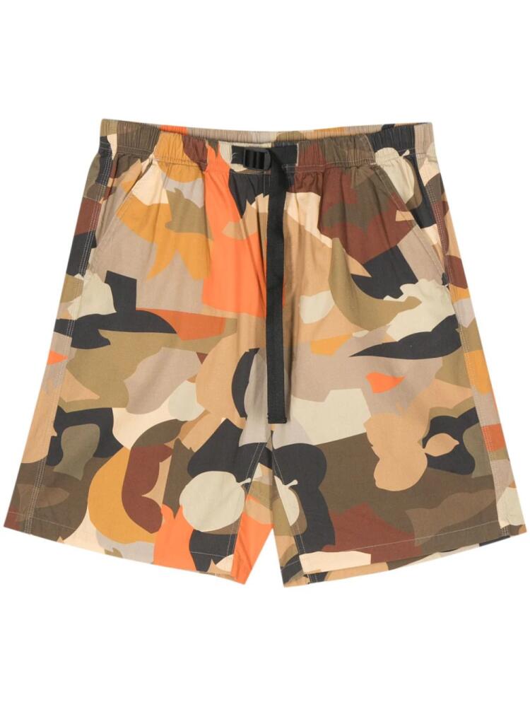 MSGM camouflage-print cotton bermuda shorts - Brown Cover